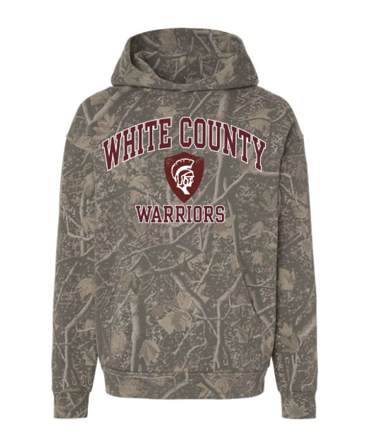 -Camo Hoodies - White County Warriors-